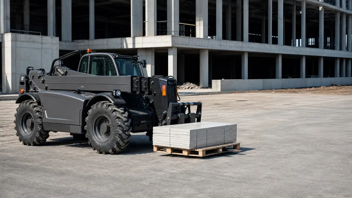 Telehandlers jobsite access in Midland